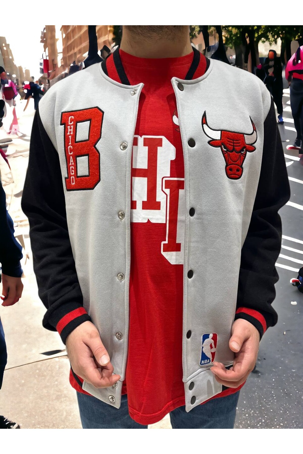 کاپشن FG KONNİCHİWA اورجینال زنانه برند  FGMNT1 Bomber College Coat Elastic Waist I College Jacket Coat Lined Model - تصویر 2