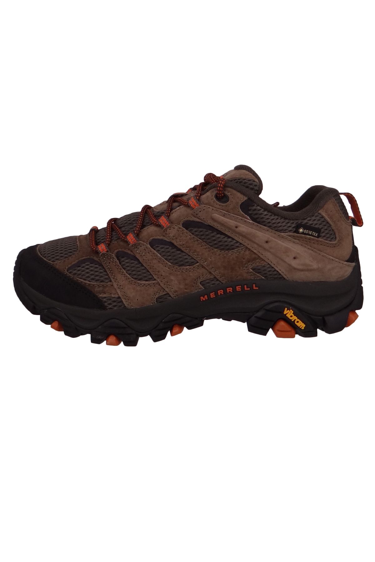 Merrell-Herren Halbschuhe Halbschuhe Wanderschuhe Moab 3 GTX J035801 Grün Olive Leder und Textil mit Vibram 3