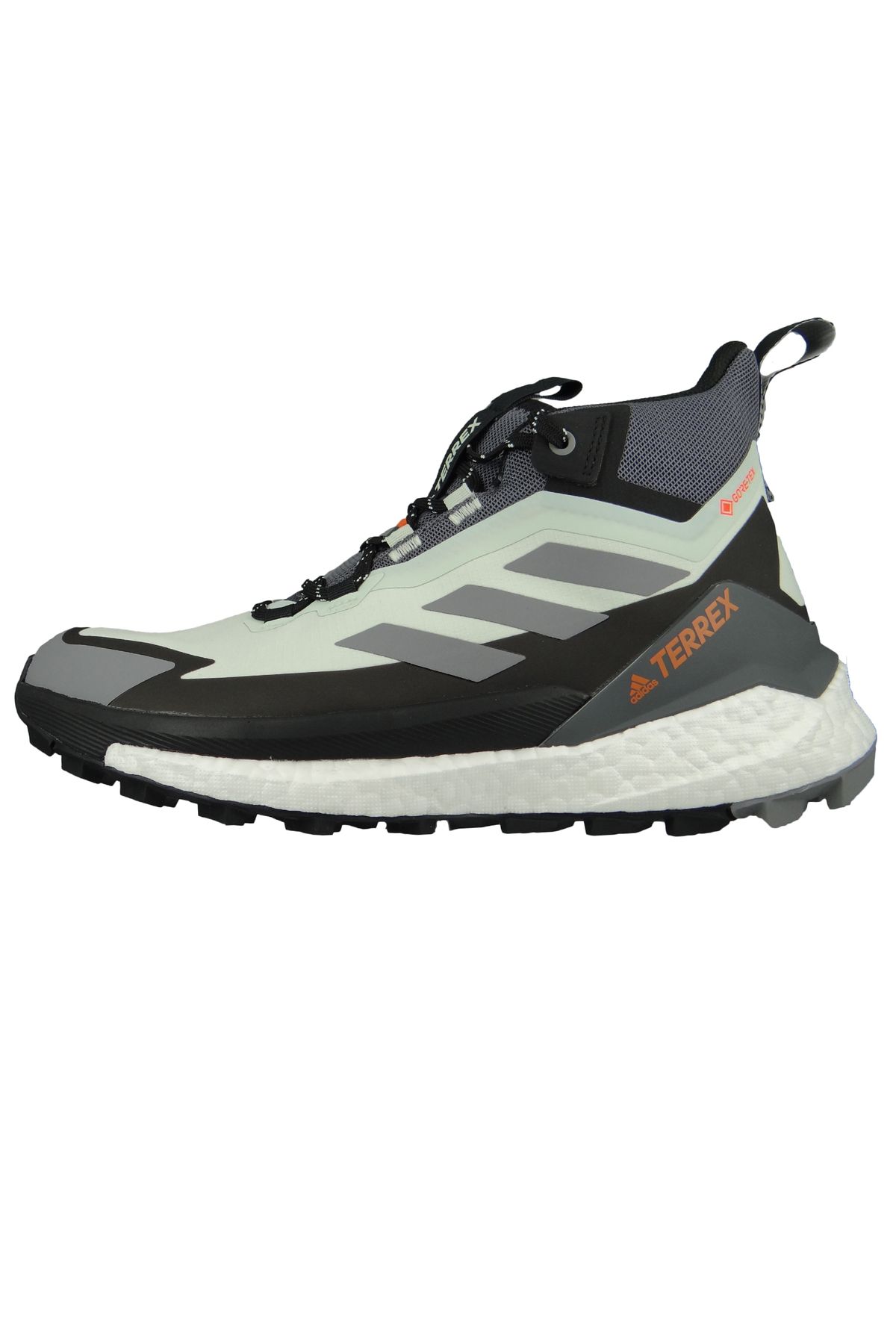adidas-Herren Trekkingschuhe Wanderschuhe Terrex Free Hiker 2 GTX GZ3287 Grau keten yeşili Tekstil/Sentetik 3