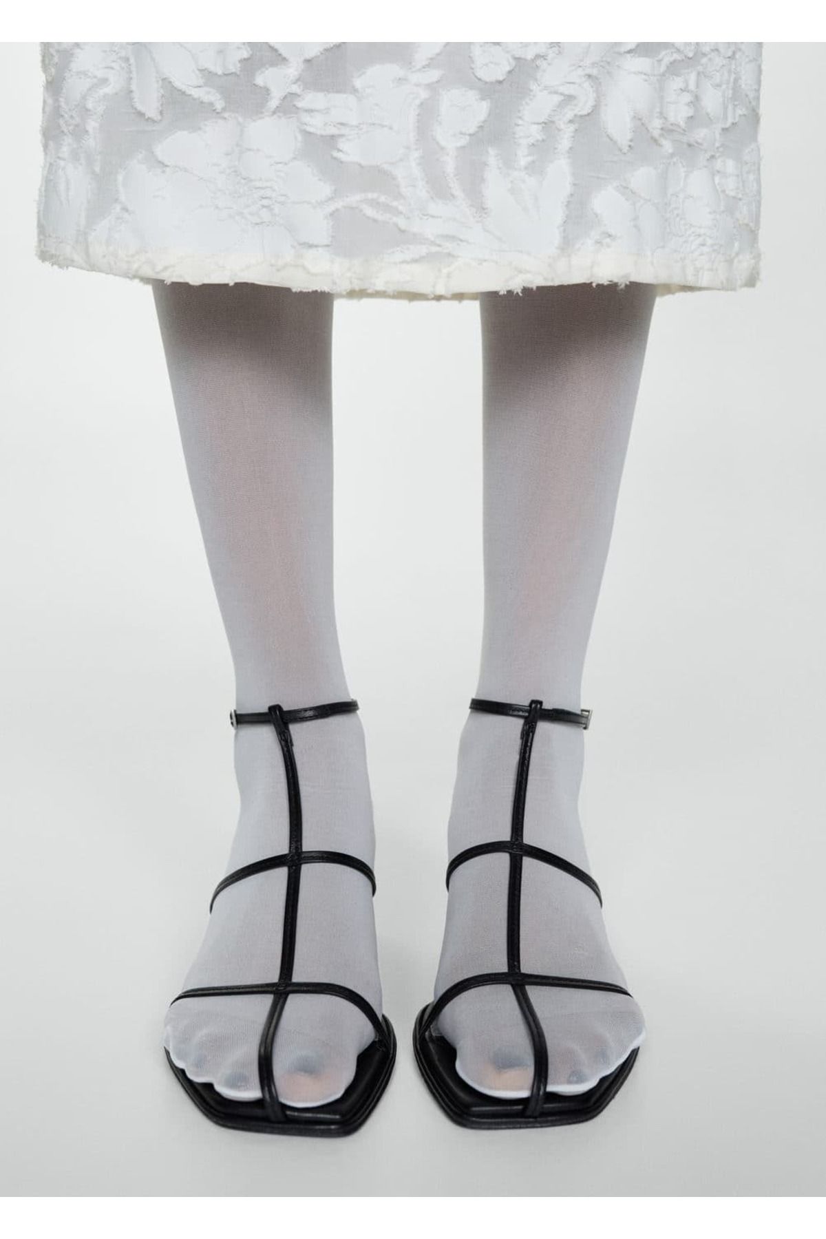 MANGO Woman-Double Fishnet Socks Set 2