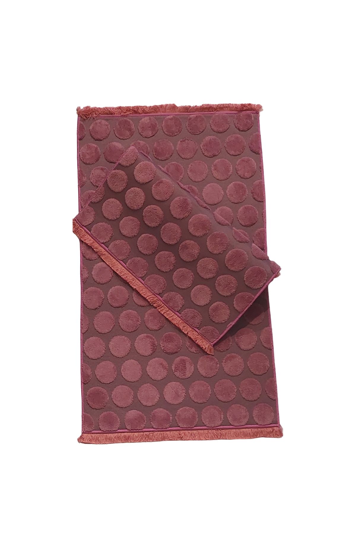 Alanur Home-Set de toaletă Welsoft Polka Dot Bambo 2 buc Fuchsia 3