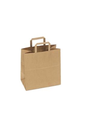 ecenplast Kraft Kağıt Çanta 28x16x28 Cm Flat Saplı 50 Adet