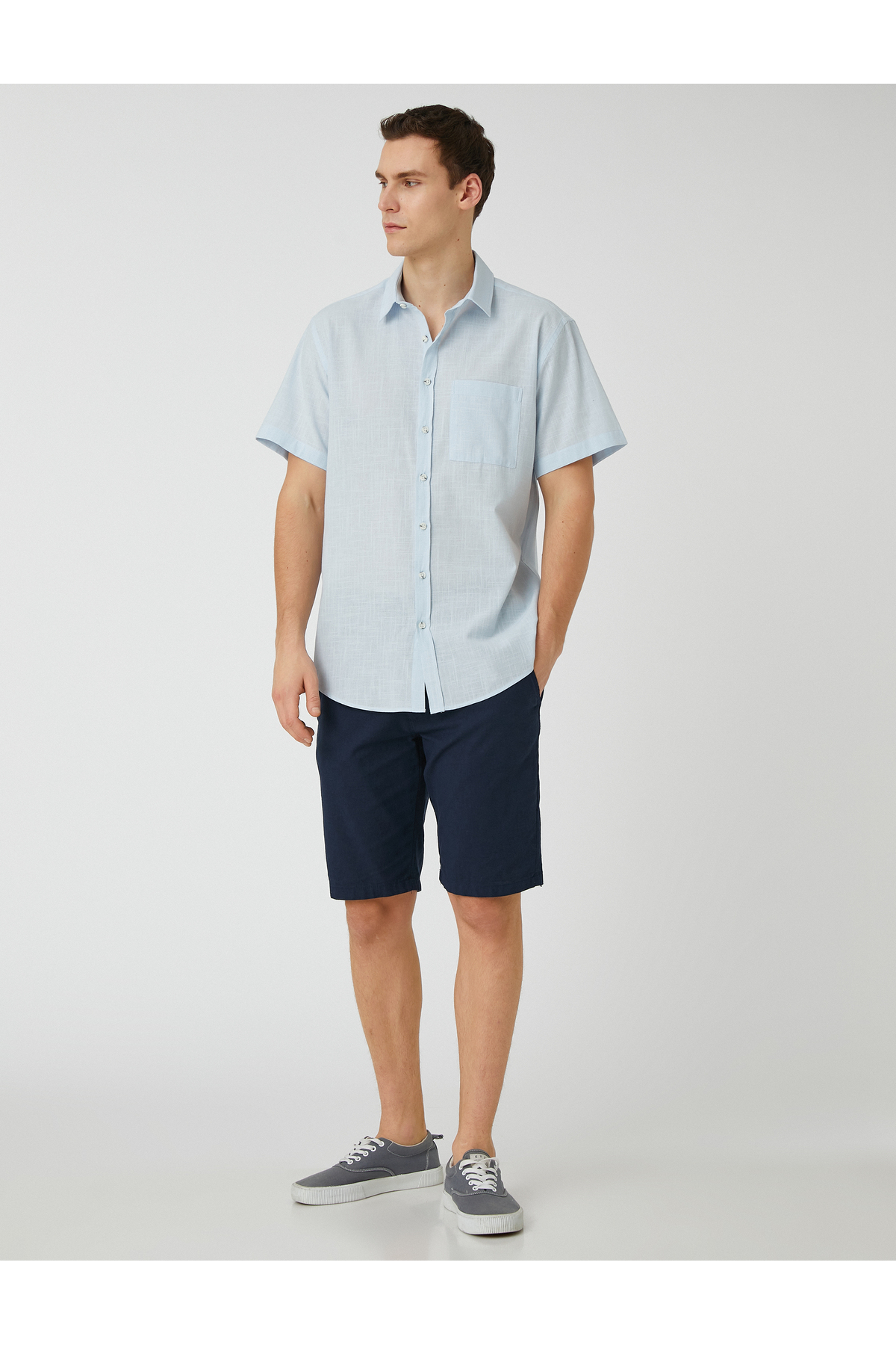 پیراهن مردانه کوتون | 3SAM60001HW Koton - Image 2