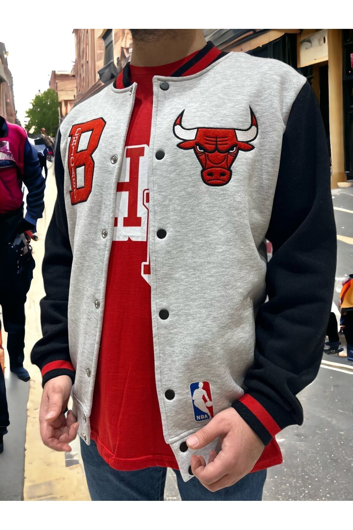 کاپشن FG KONNİCHİWA اورجینال زنانه برند  FGMNT1 Bomber College Coat Elastic Waist I College Jacket Coat Lined Model - تصویر 3