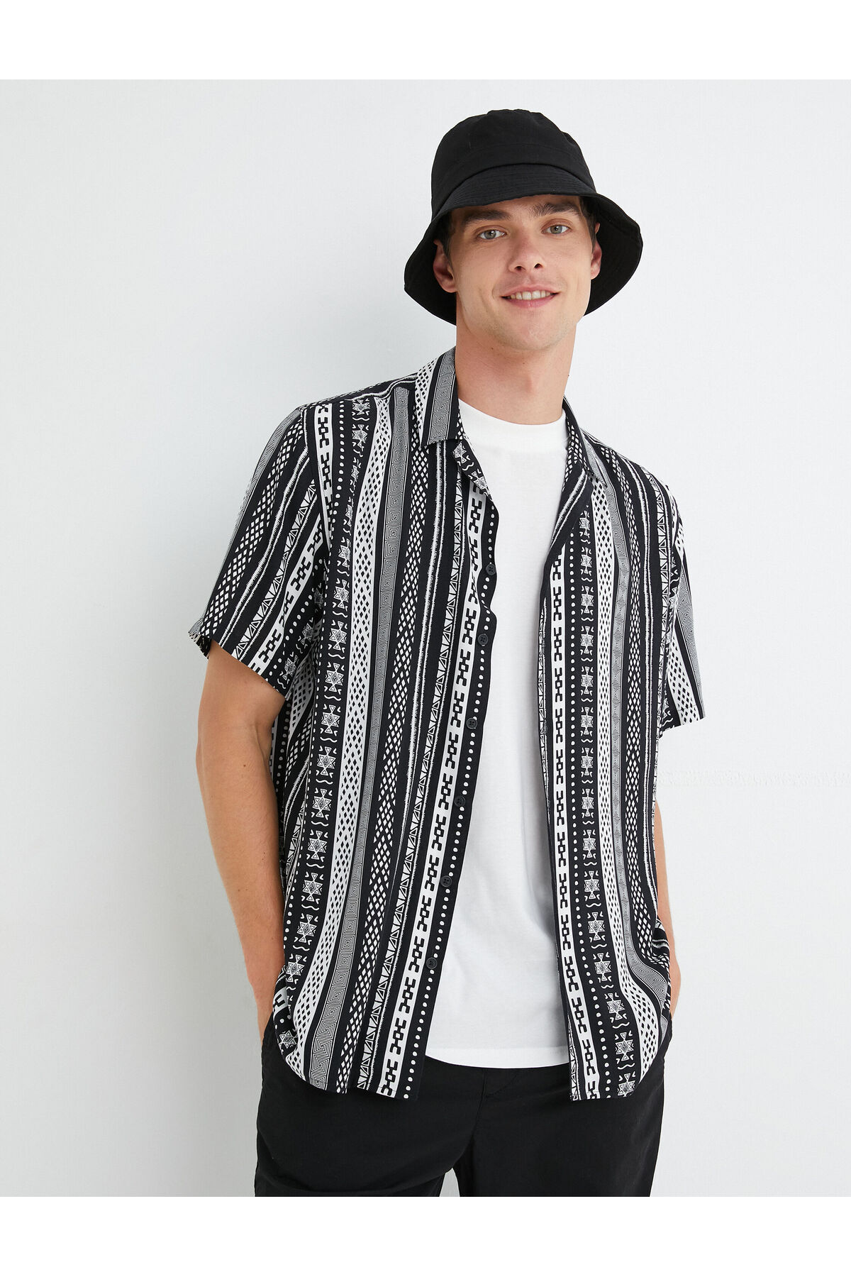 پیراهن مردانه کوتون | 3SAM60015HW Koton - Image 3