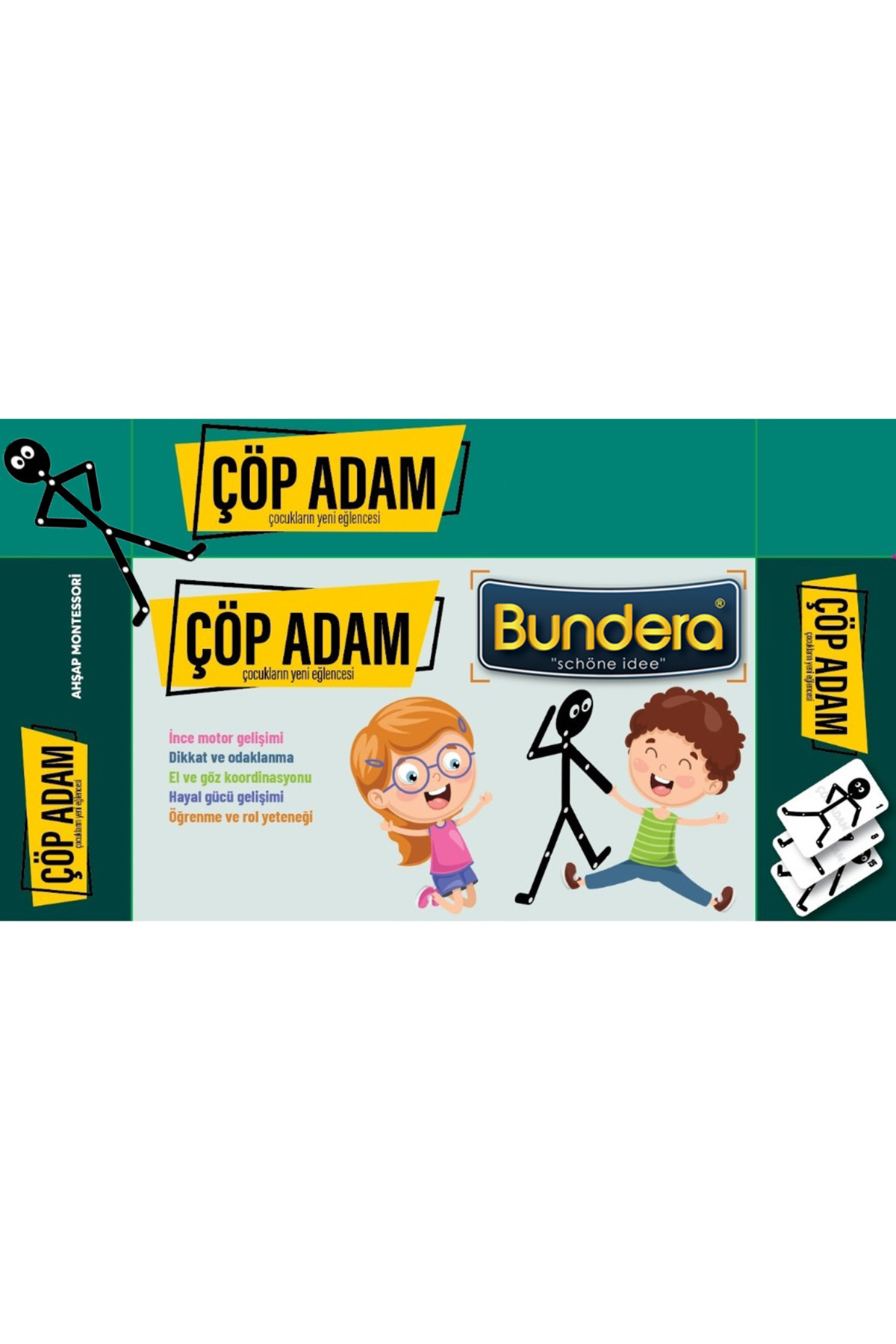 Bundera Yeni Çöp Adam Bionic Robot Man Eğitici Aktivite Ahşap Montesorri Oyuncağı fotoğrafı 2 (önizleme)