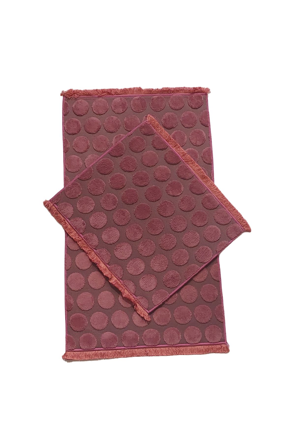 Alanur Home-Set de toaletă Welsoft Polka Dot Bambo 2 buc Fuchsia 2