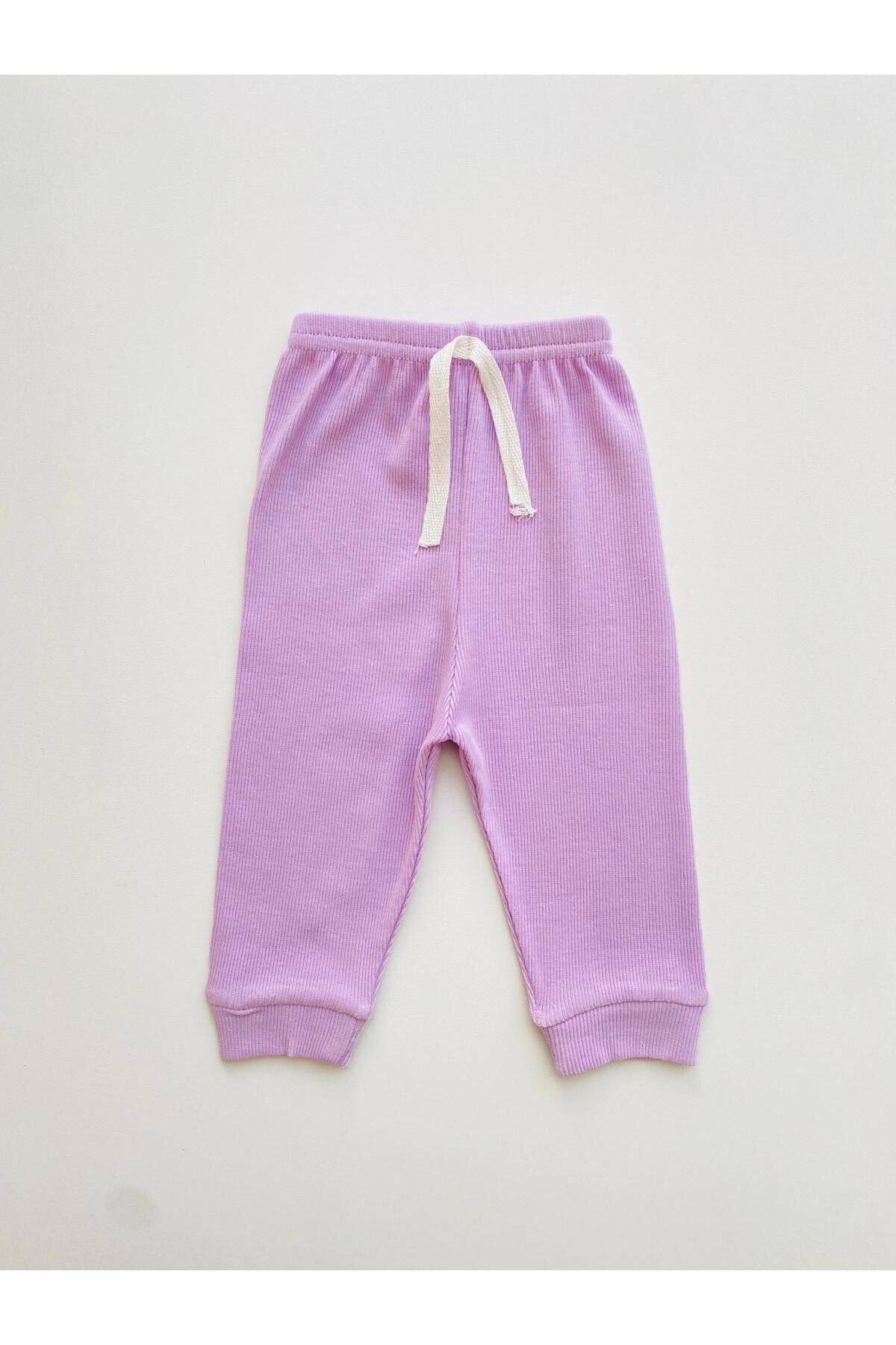 EFU BABY 3'lü %100 Pamuklu Kaşkorse Esnek Bebek Pantolon fotoğrafı 5 (önizleme)