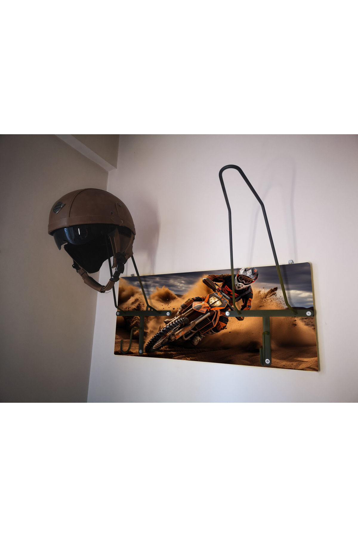 Motorcycle Helmet Hanger, Motor Helmet Hanger X2racevd1