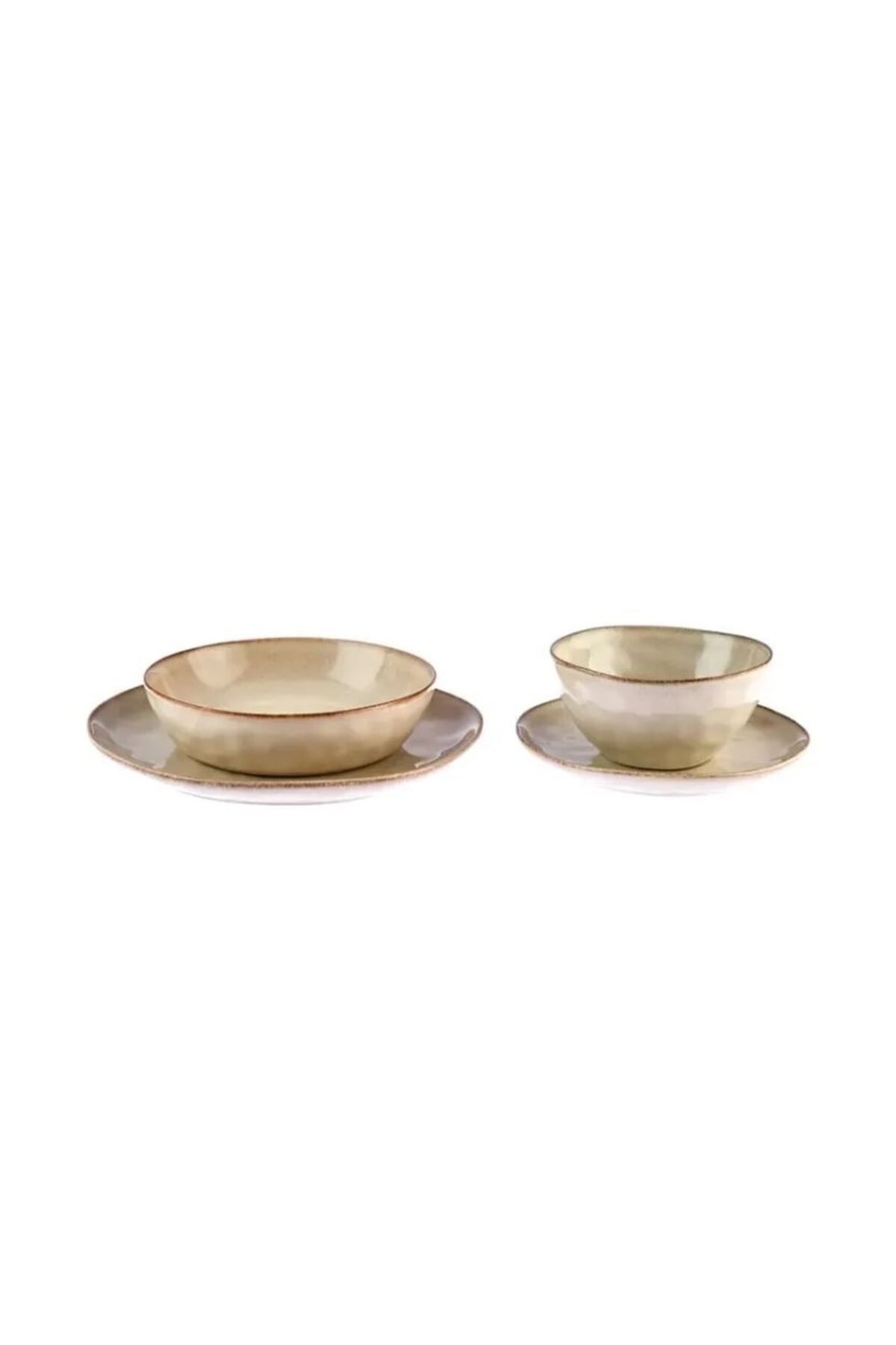 Karaca-Aria Reactive Geschirrset Für 6 Personen, 24 Teile, Beige, Tafelservice, Einzigartigkeit 5