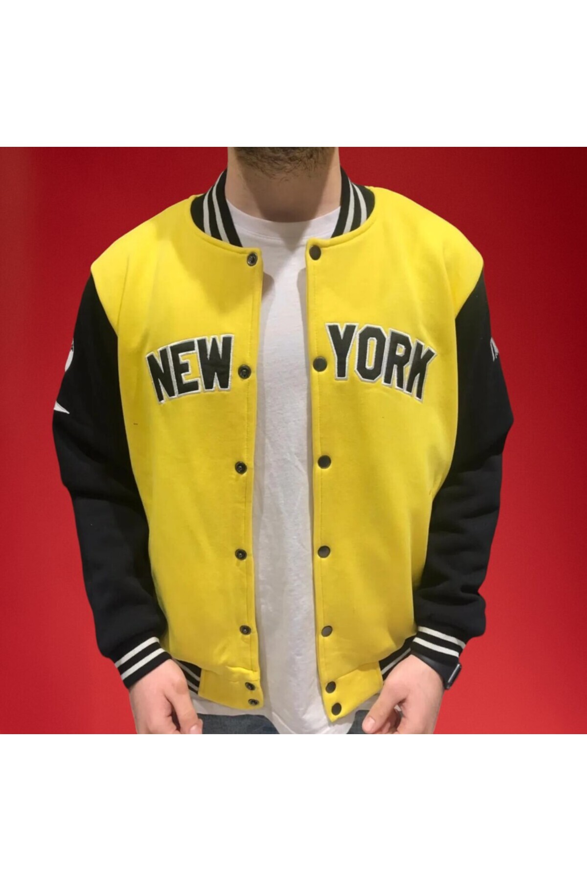 کاپشن FG KONNİCHİWA اورجینال زنانه برند  FGMNT1 Bomber College Coat Elastic Waist I College Jacket Coat Lined Model - تصویر 2