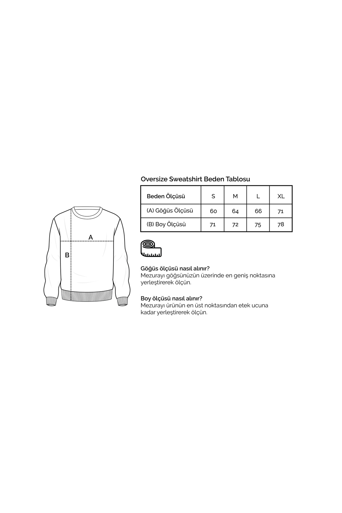 Coredra  Homebody Oversize Sweatshirt Kadın - Lacivert - Görsel 4