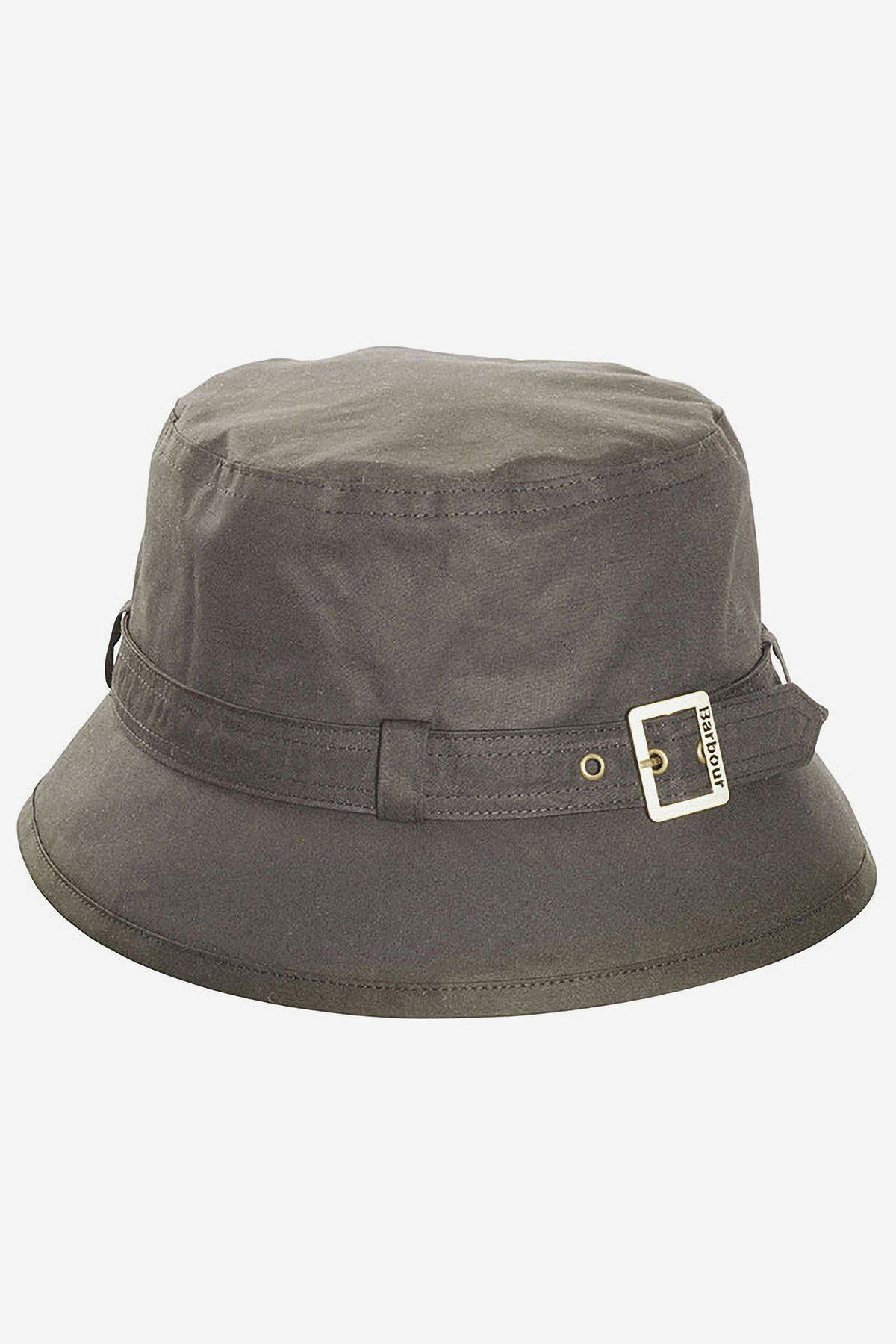 Barbour Kelso Wax Belted Hat Ol11 Olive
