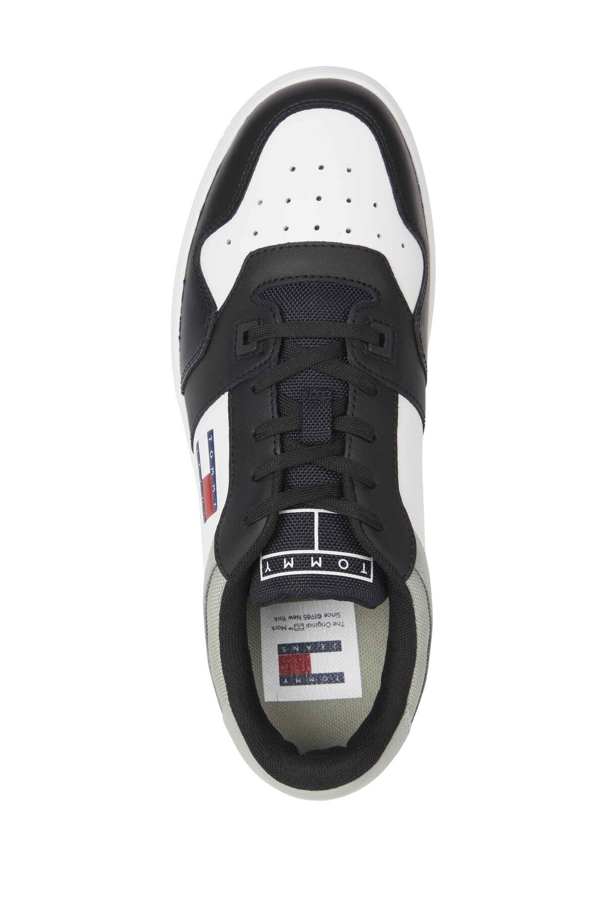 اسنیکر مشکی مردانه بید محو شده کفش ورزشی سیاه برای Tommy Hilfiger