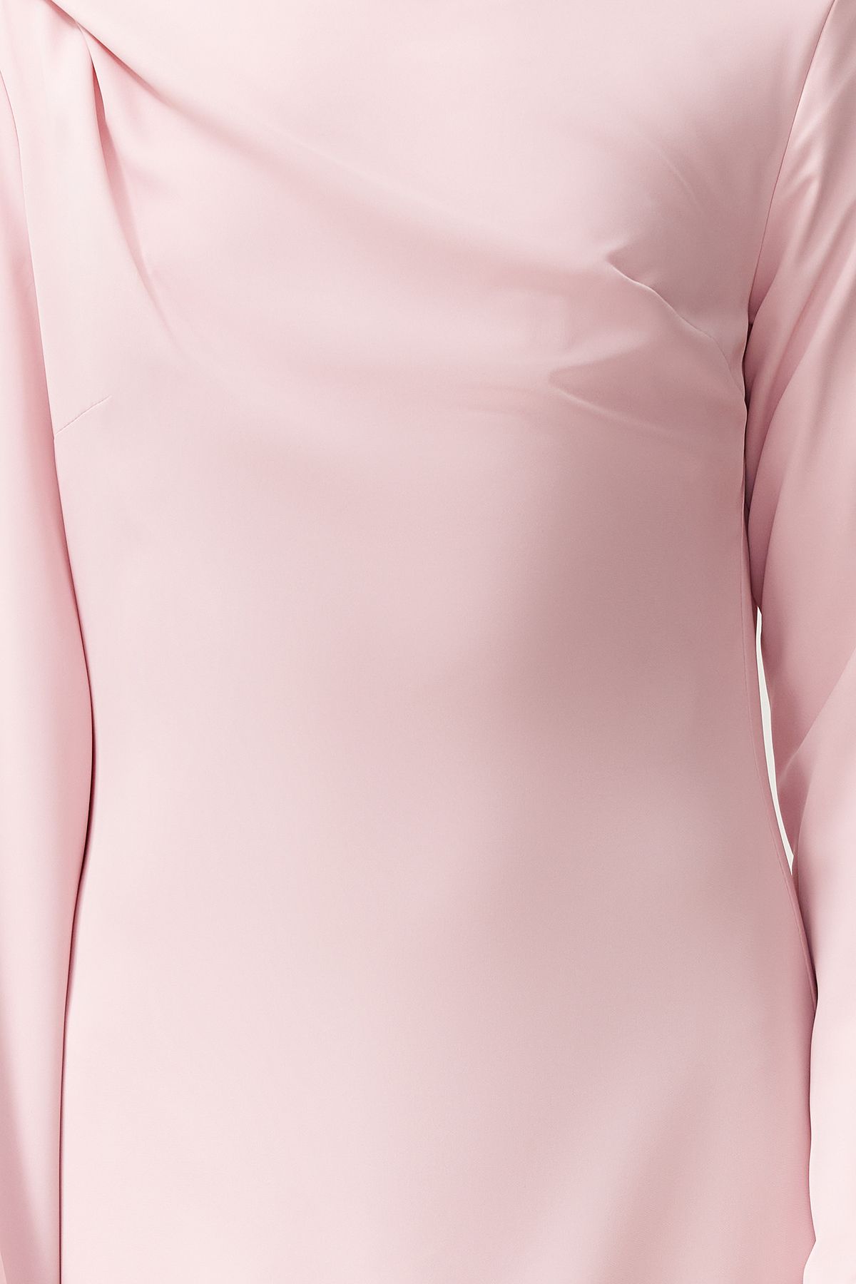 Trendyol Modest-Gefüttertes Abendkleid mit Puderschal-Detail TCTSS24DB00036 4