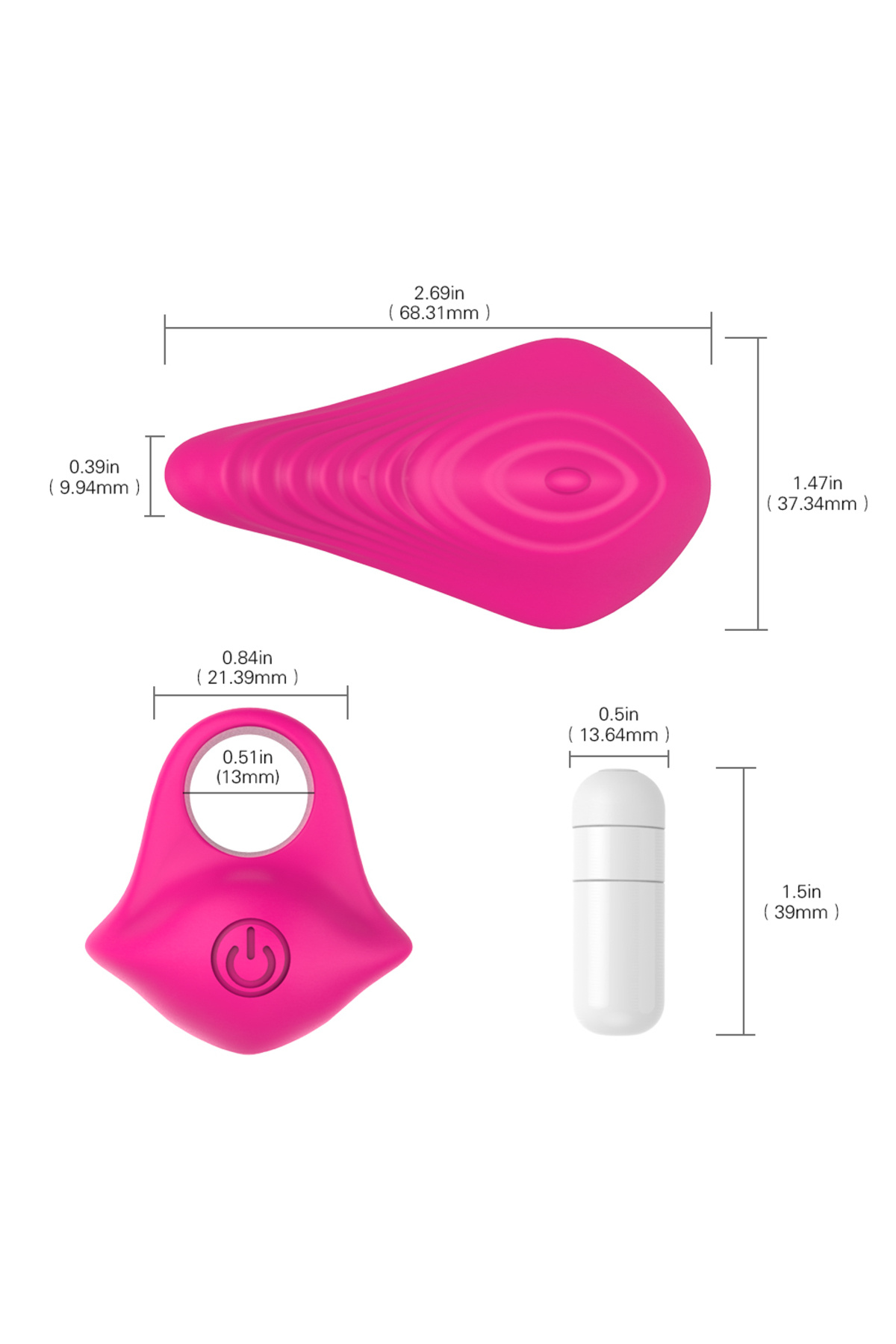 Ring Güçlü Titreşimli Parmağa Takılabilir Klitoris Uyarıcı Mini Parmak Vibratör 2