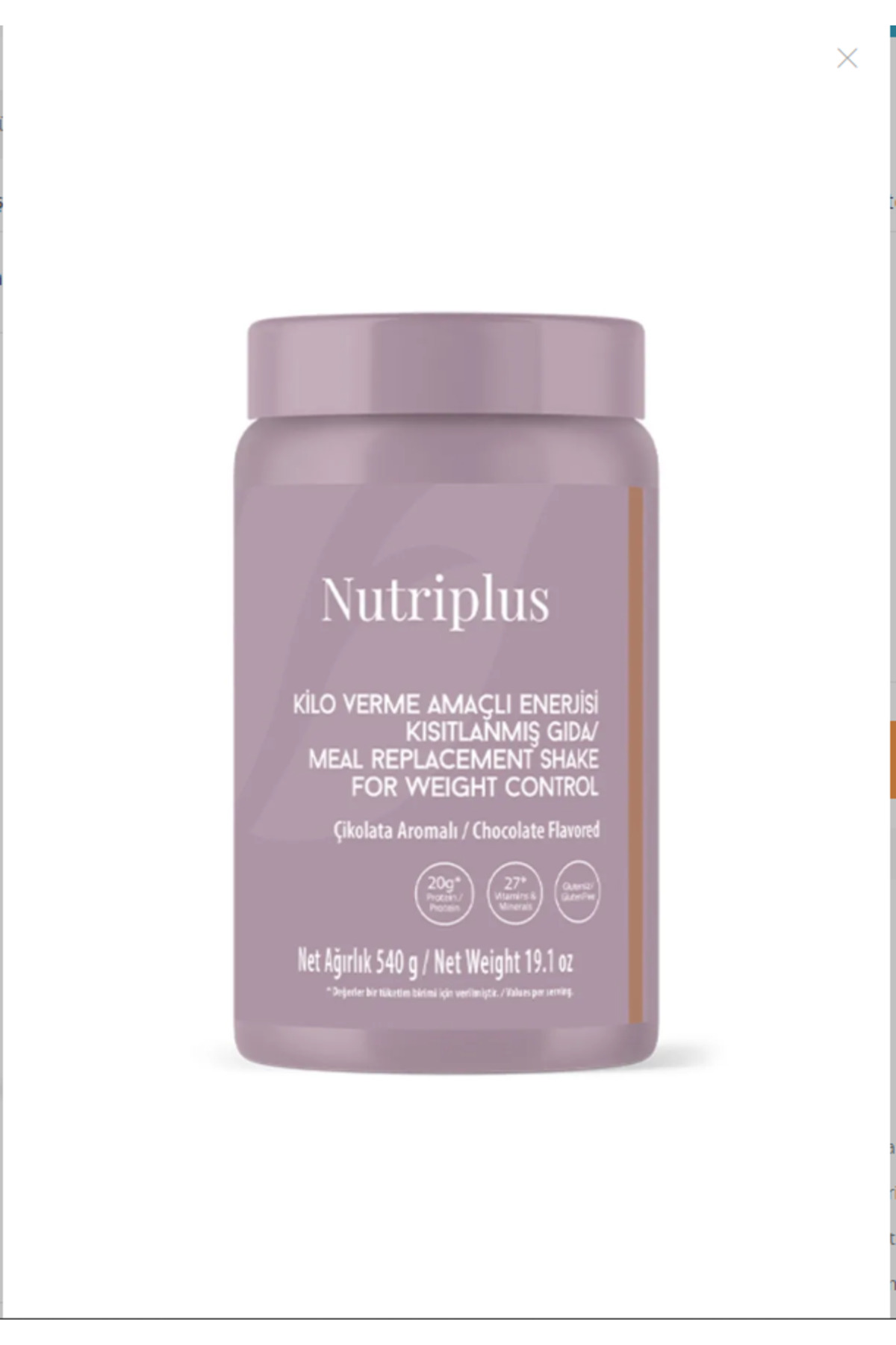 Farmasi Nutrıplus Shake Çikolata Aromalı 540 G