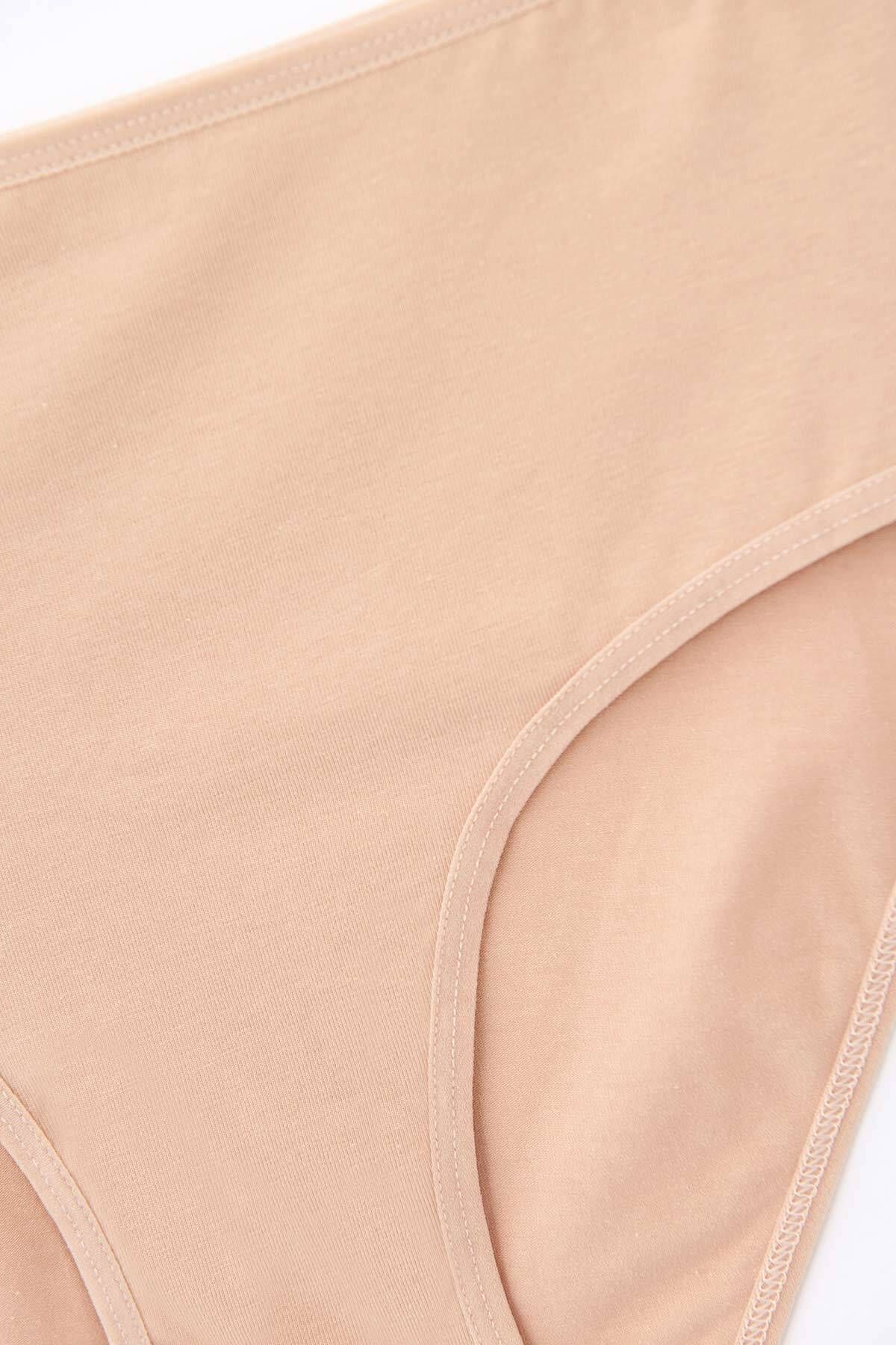 Dagi-Zehn 3-teilige Öko-Slip-Slips für Damen mit hoher Taille 3