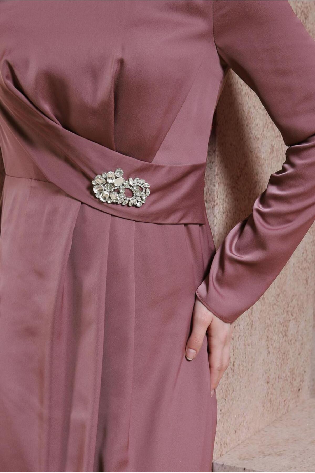 مانتو ابایا زنانه آلوینا | 24YABL0050402 Alvina - Image 4