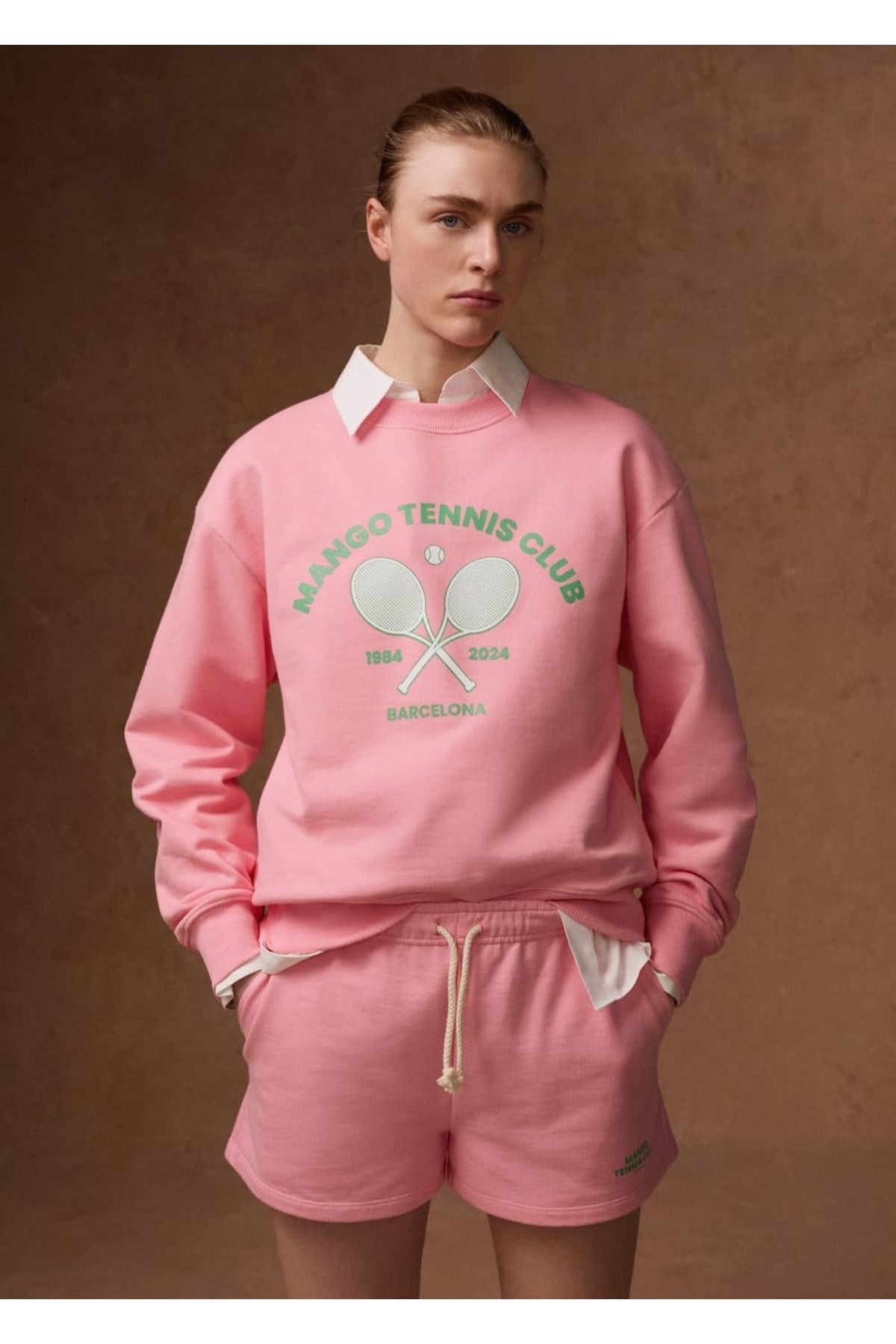 MANGO Woman-Sweatshirt with writing and patterns 5