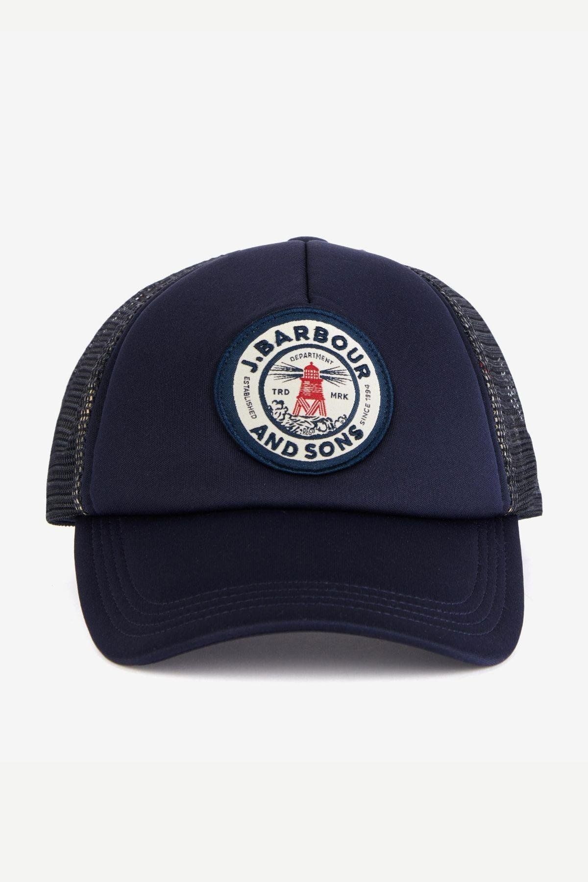 Barbour Fulton Trucker Hat NY71 Navy