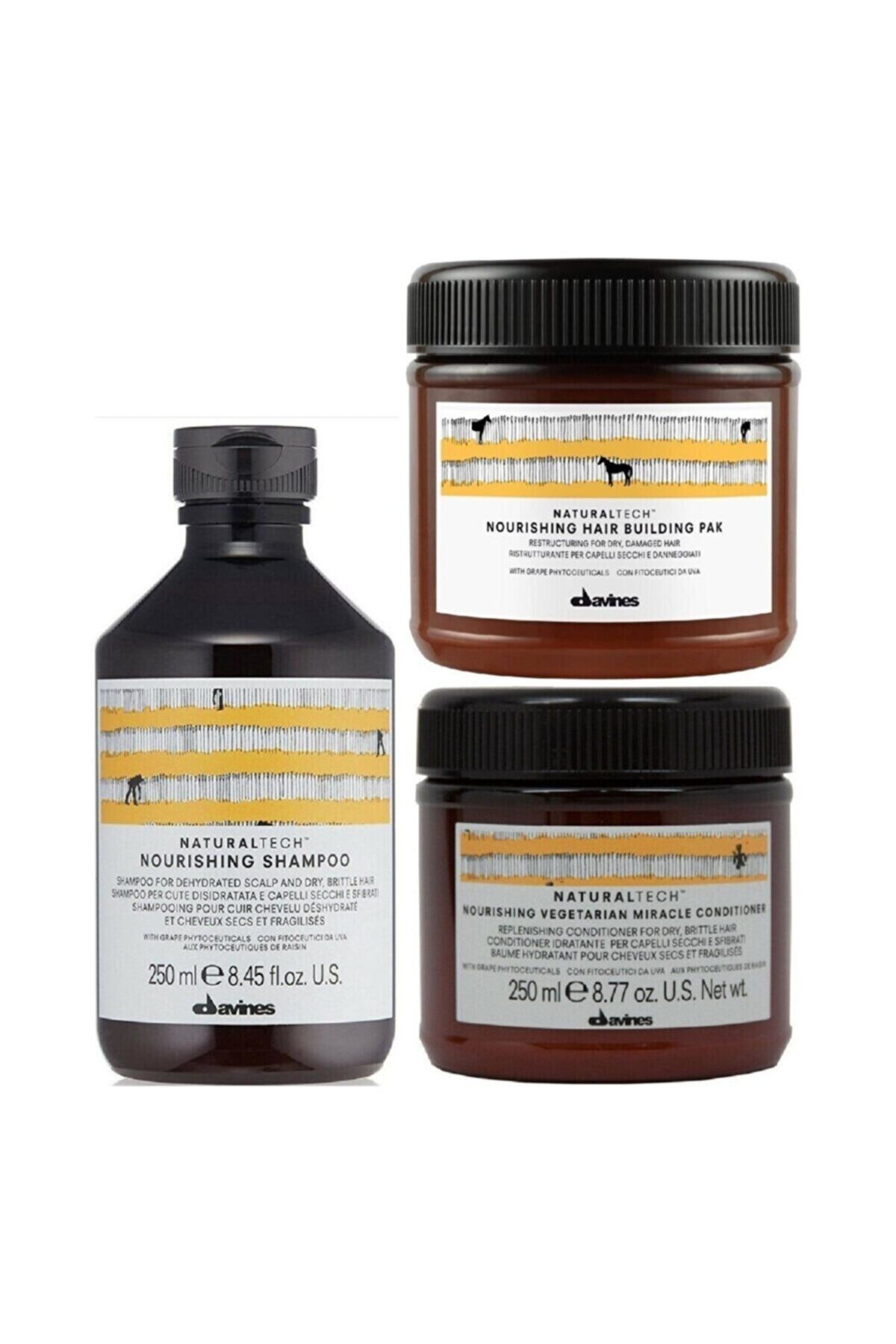 ست مراقبت از کراتینه مغذی میراکل 3 x 250 میلی لیتر 1BOX Davines
