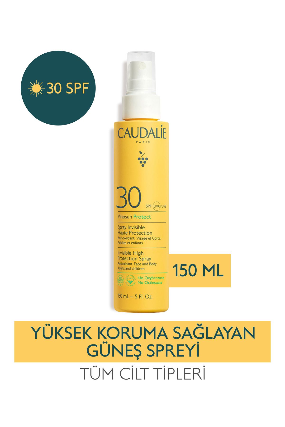 Caudalie Vinosun Солнцезащитный спрей с высокой степенью защиты SPF30 150 мл 377