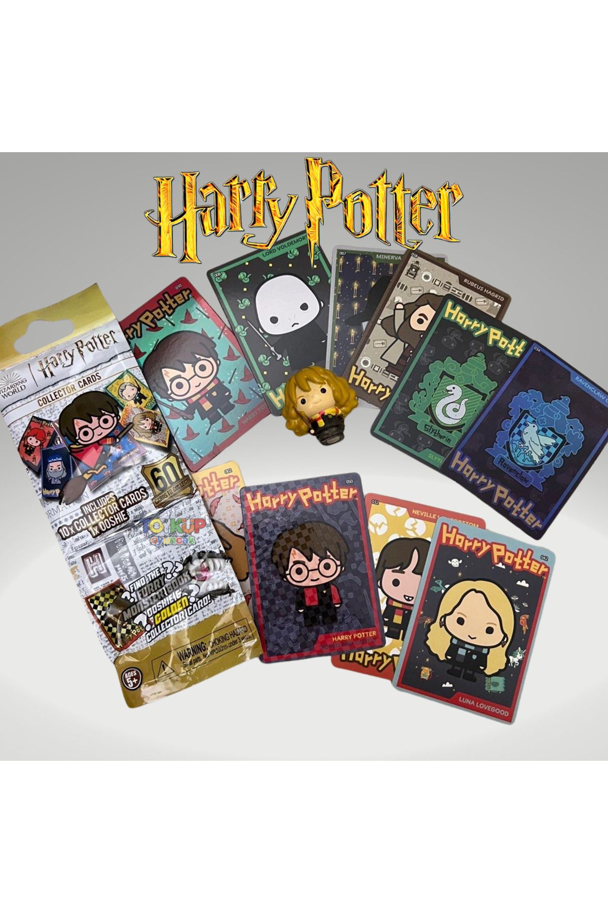 Giochi-Harry Potter Collection Card + Figure 1