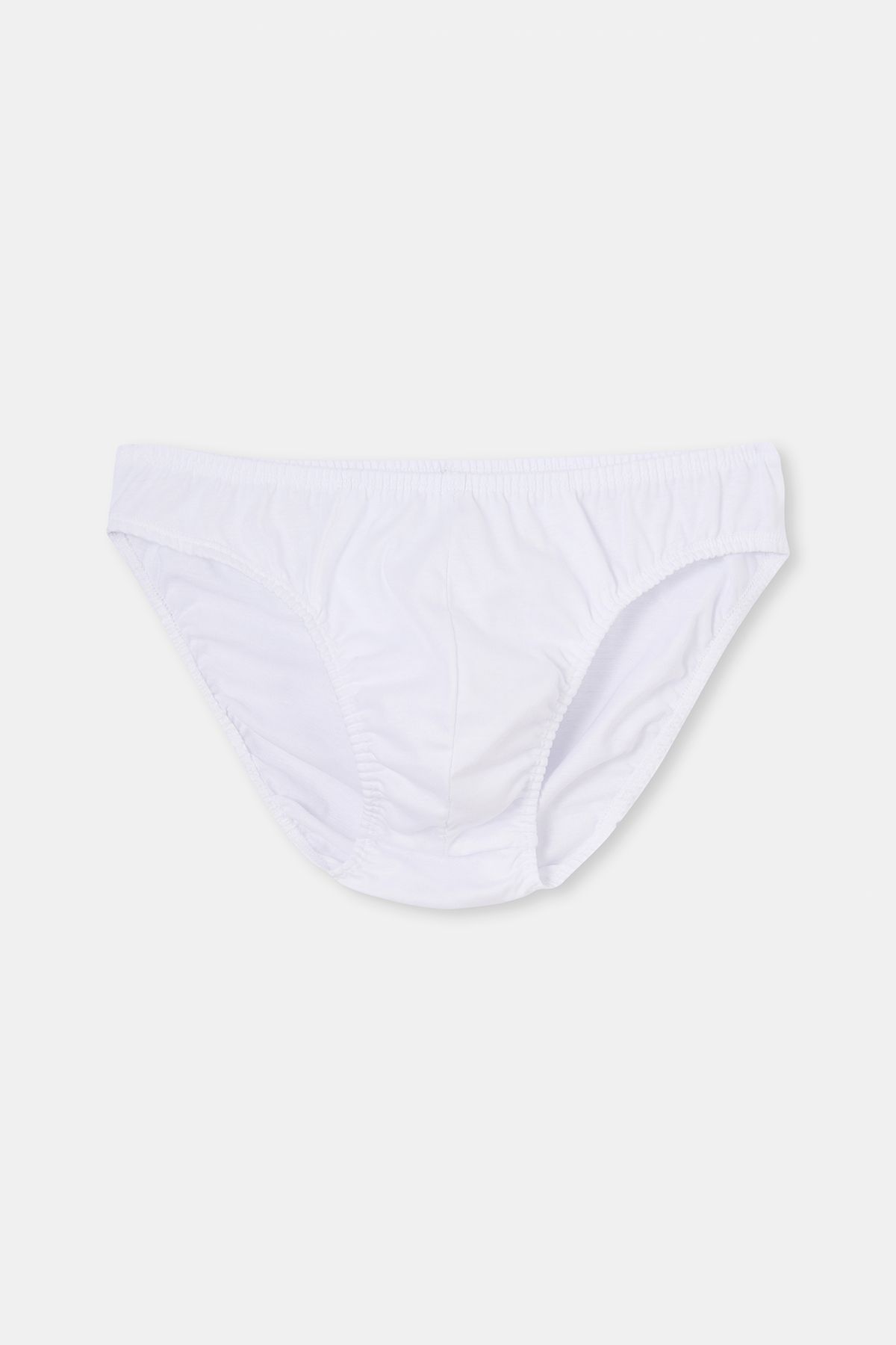 Dagi-Weißes, zweiteiliges Slip-Höschen aus gekämmter Baumwolle 2