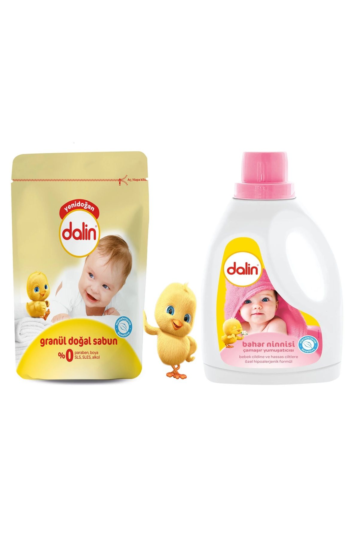 Dalin Granül Doğal Sabun 1000gr ve Bahar Ninnisi 1500ml Avantajlı Paket