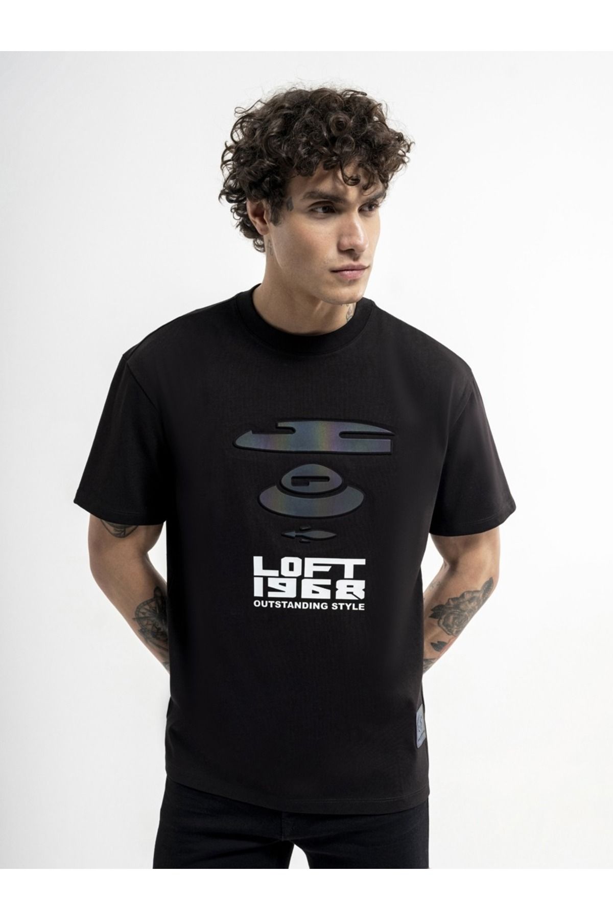 Loft تی شرت مردان LF2036407 سیاه