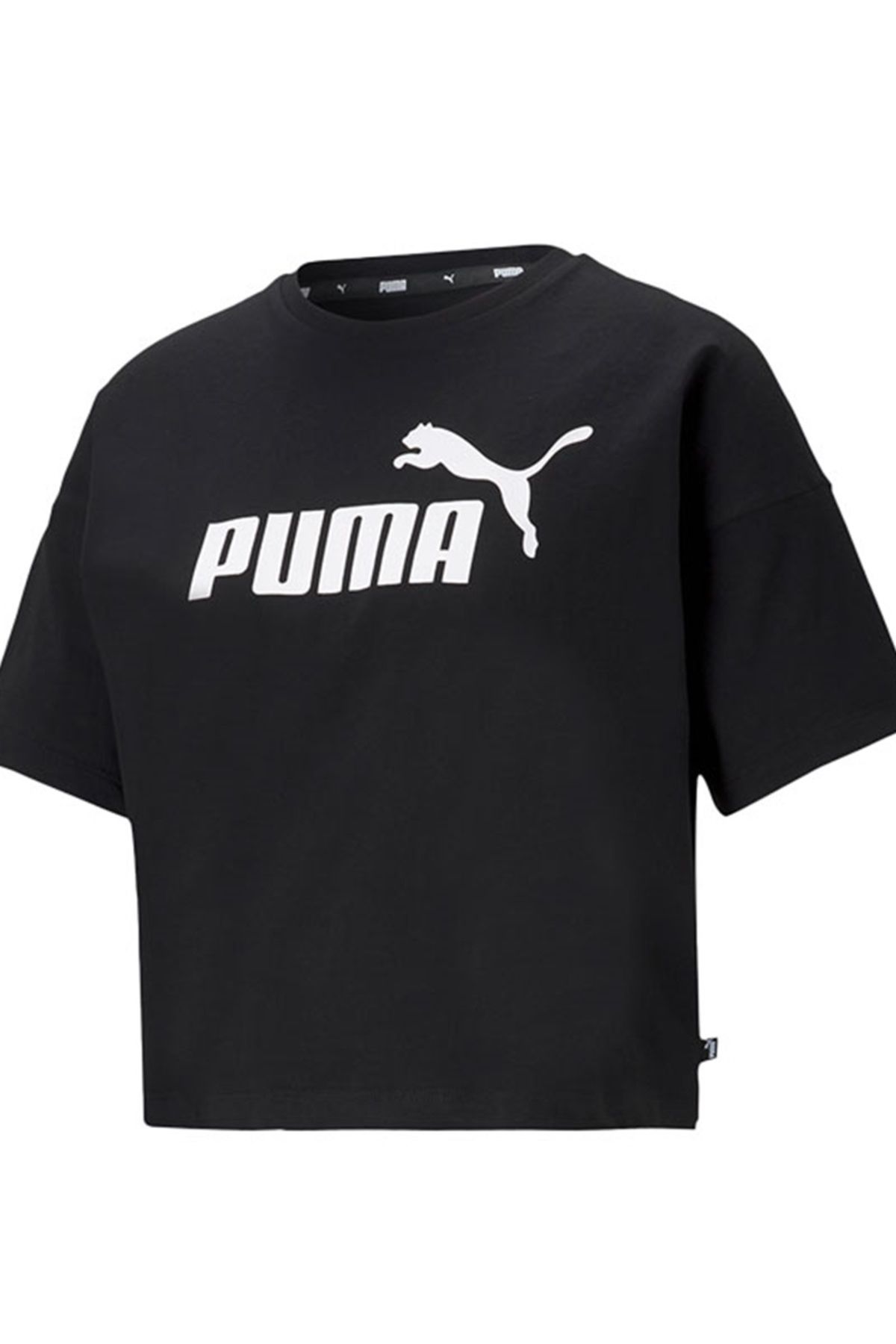 Puma Ess Cropped Logo Tee Kadın T-shirt 586866-01 Black Fiyatı, Yorumları - Trendyol