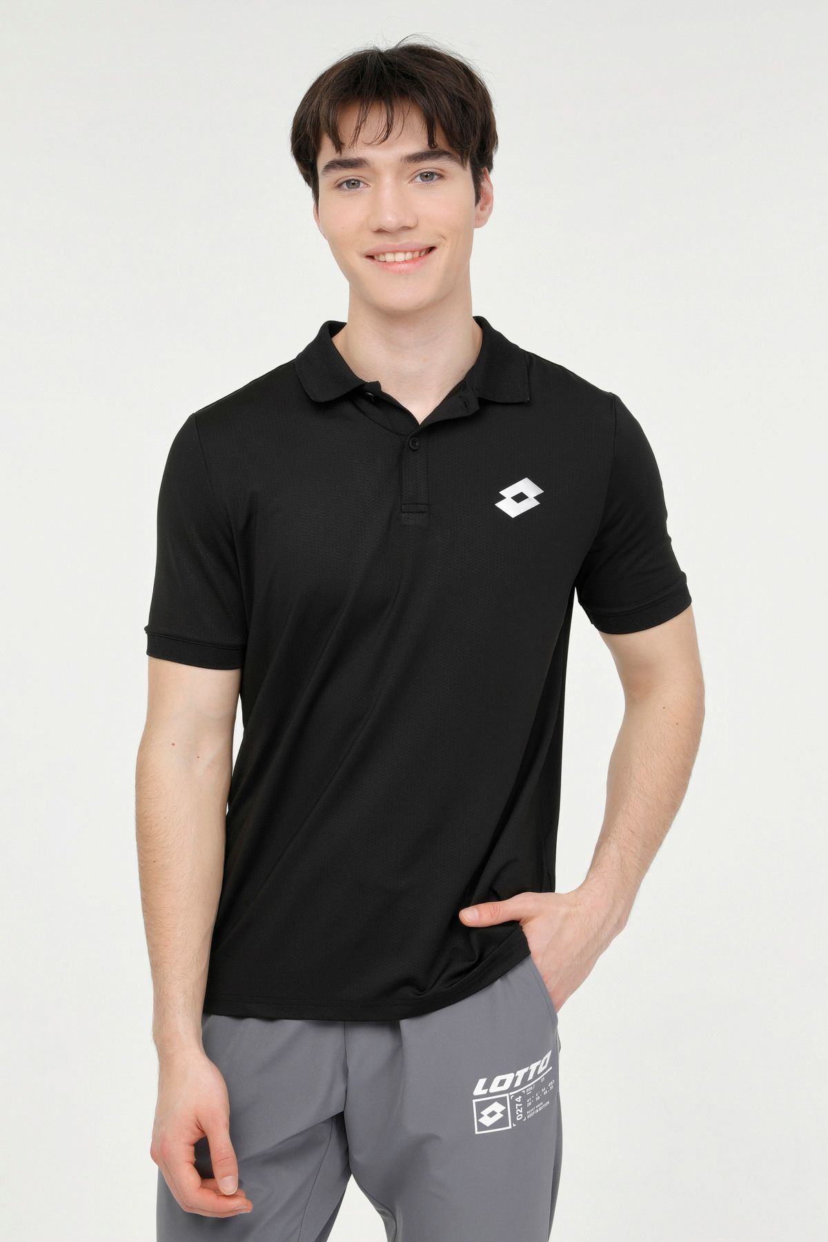 Lotto M TANAMI POLO T SH 4FX Siyah Erkek K sa Kol T Shirt Fiyat Yorumlar Trendyol