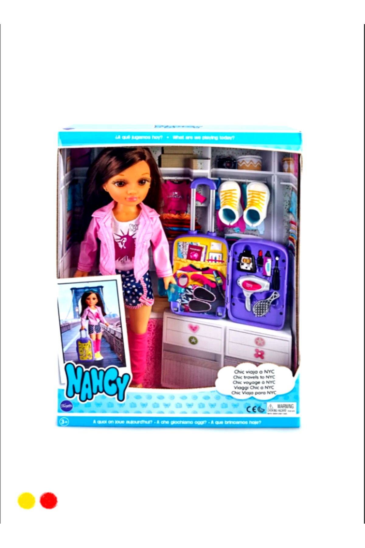 OMZ Toy Giochi Preziosi New York Travel With Nancy Xl Baby Educational Toys Girl Child Toy Trendyol