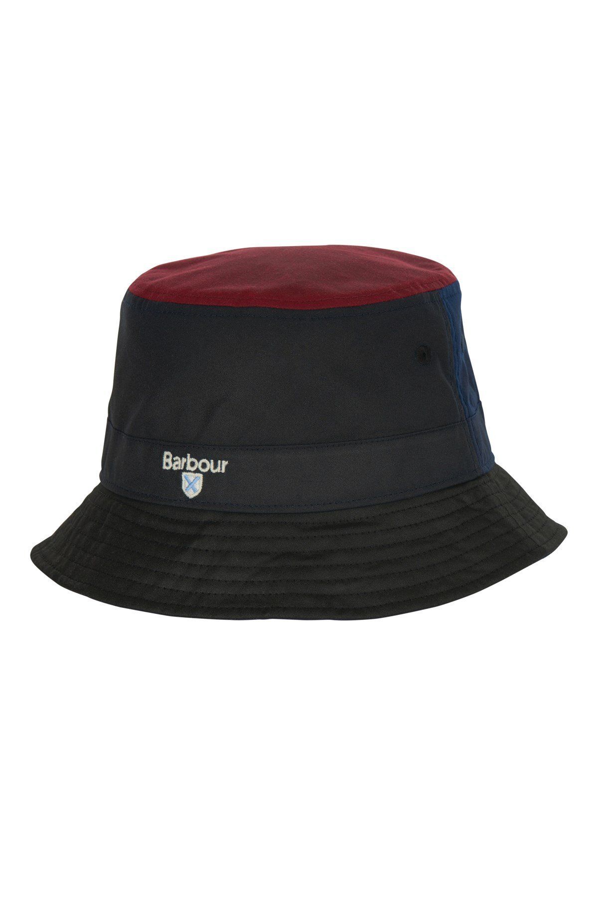 Barbour Alderton Sports Hat NY91 Navy/Black/Biking Red
