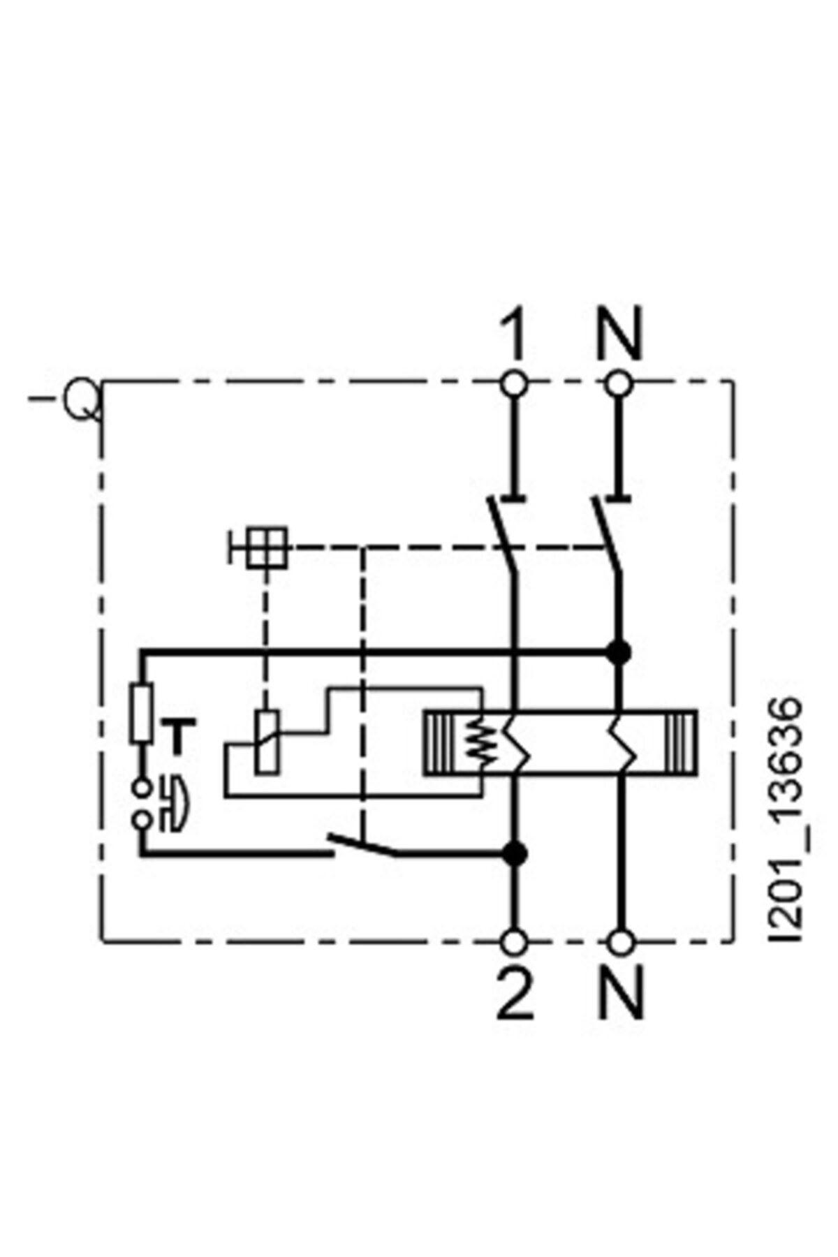 Siemens-2x63 Ampere 300ma Fire Protected Monophase Residual Current Relay 2