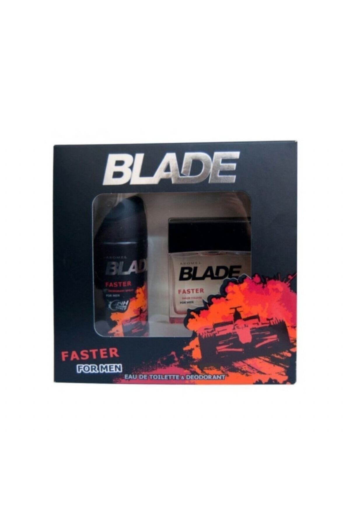 Blade Faster Edt 100 ml Erkek Parfüm + 150 ml Deodorant Seti 8690586015639
