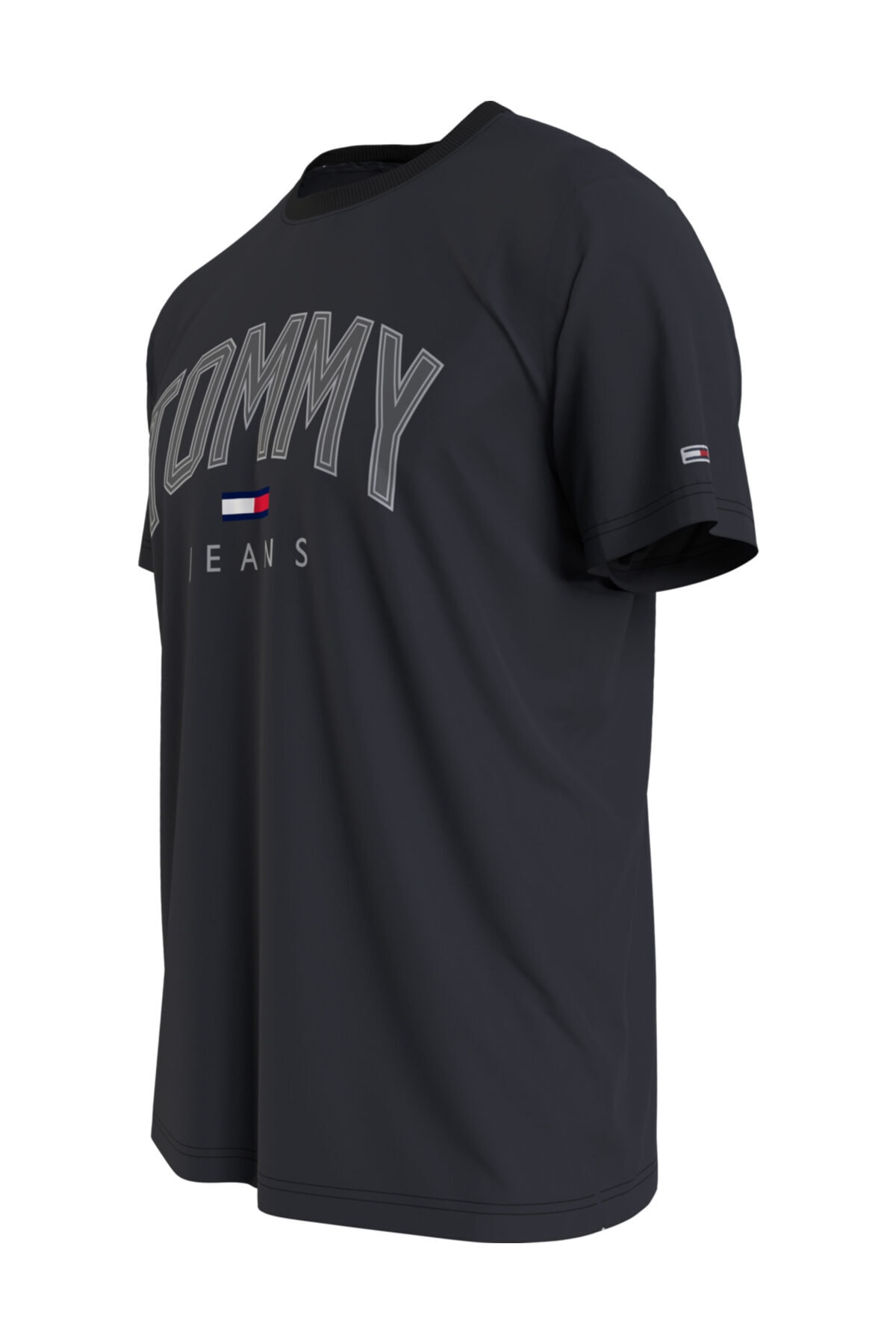 Tommy Hilfiger Erkek Siyah T-Shirt Tjm 