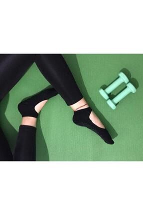 Kadın 3'lü Kaydırmaz Pilates Ve Yoga Çorabı UZR172173BD