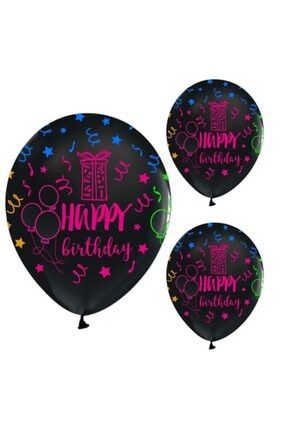 Floresan Happy Birthday Latex Balon 100 Lü PS534988