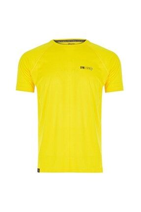 Erkek Sarı Mikro Polyester Performans Antrenman Sporcu Tişört BK-001