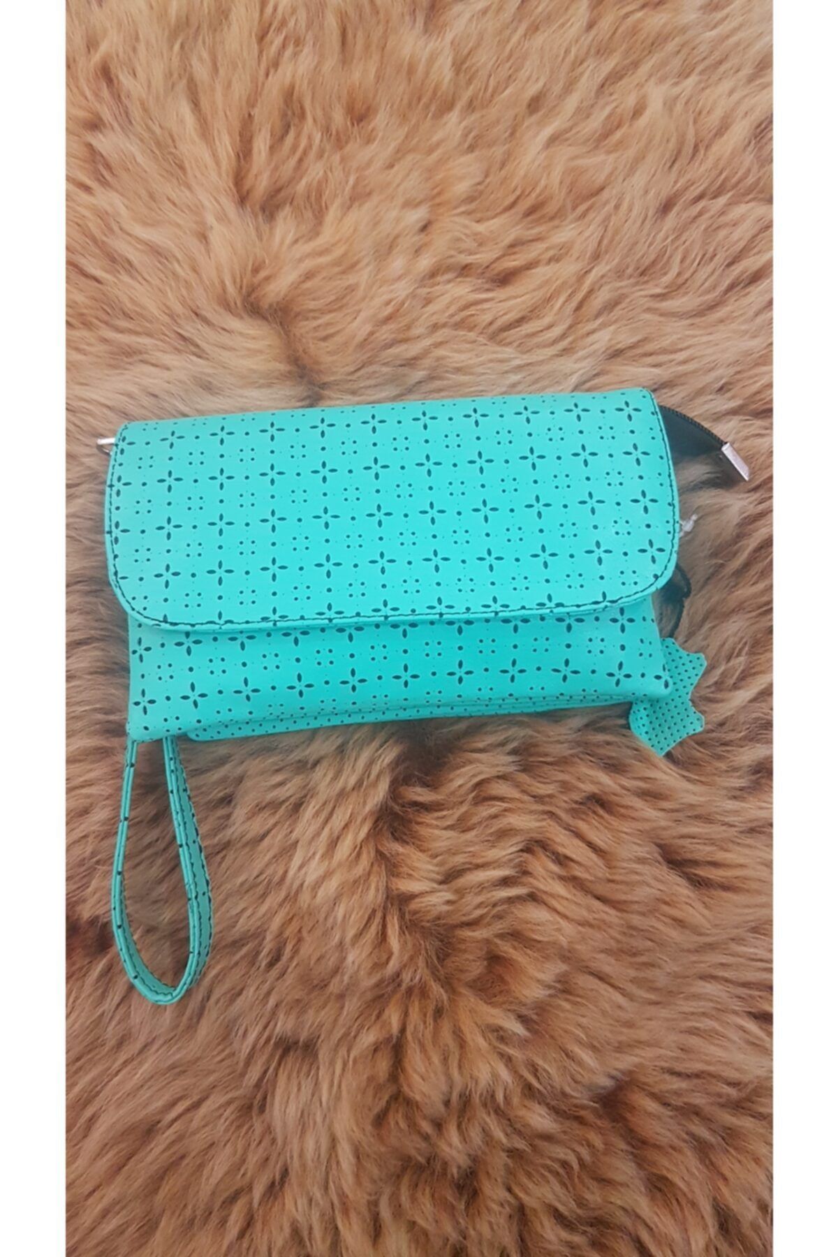 Hakiki Deri Portföy Clutch Postacı Çanta