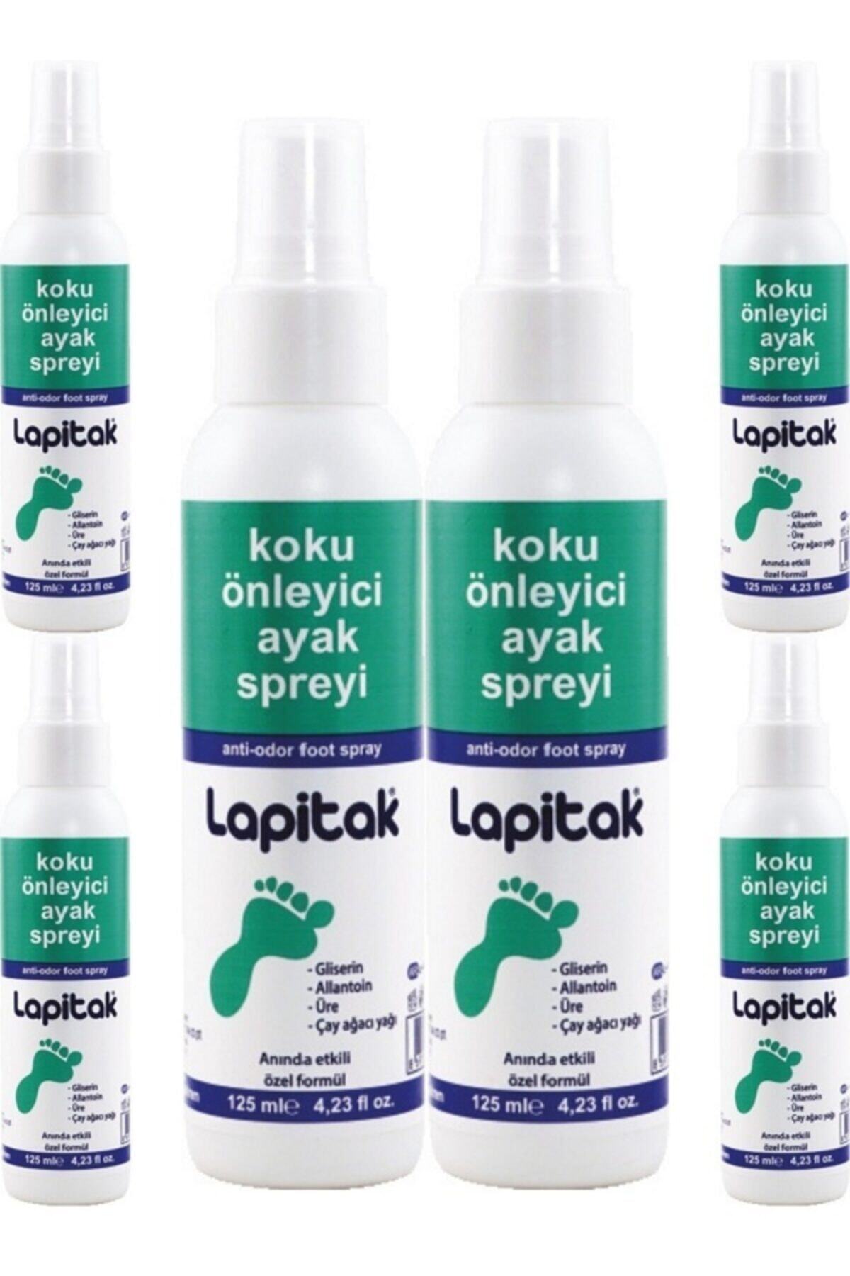 Lapitak Koku Önleyici Ayak Spreyi 125 ml (6 Kutu)