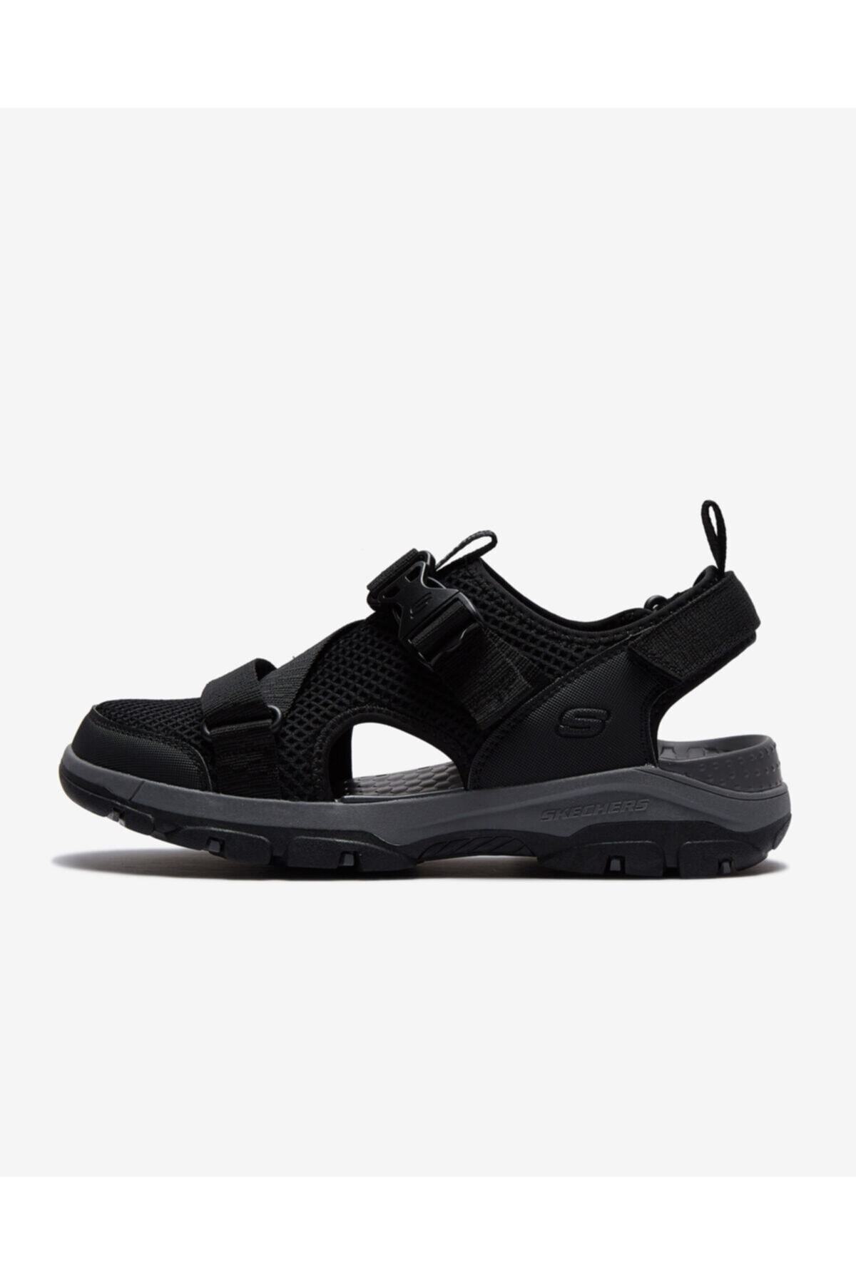 کفش اسکیچرز مشکی صندل مردانه مشکی  Skechers