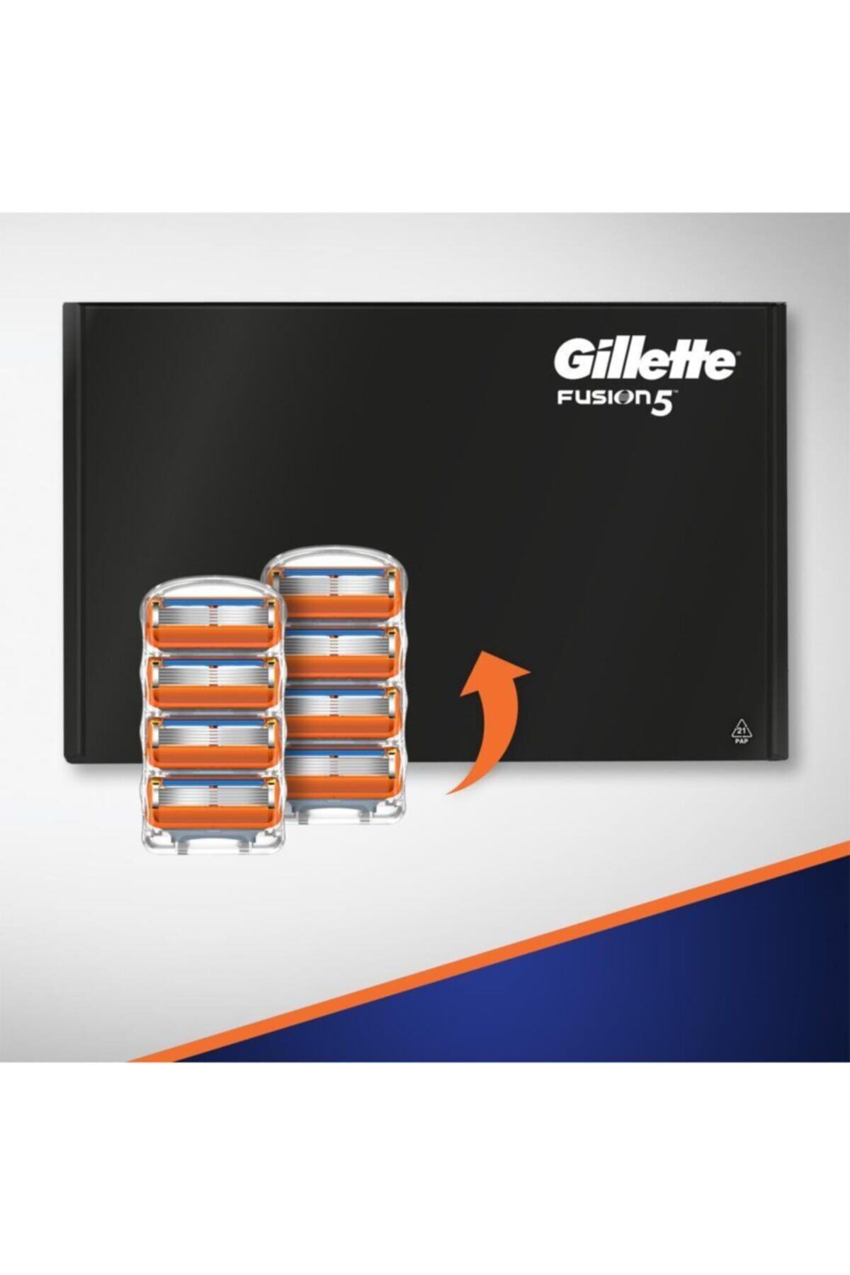 Gillette-Fusion Spare Shaving Blade 8 Pieces Cardboard Pack 8