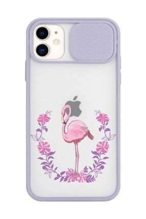 Iphone 11 Kamera Lens Korumalı Flamingo Tasarımlı Uyumlu Telefon Kılıfı galaxy019