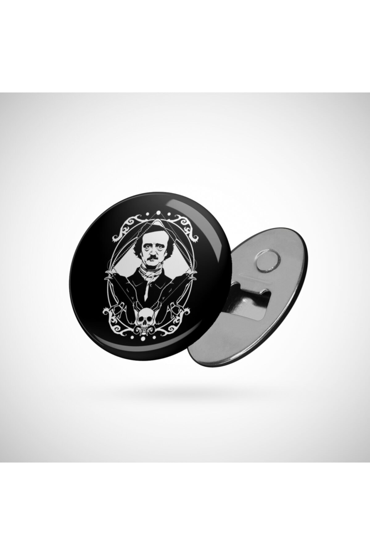 Edgar Allan Poe - The King Of Macabre Badge