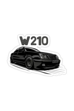 Siyah Üzerine Benz E-class W210 Siyah Sticker Arma Oto Araba Dekoratif Ev Çıkartma 15 Cm X68P16337