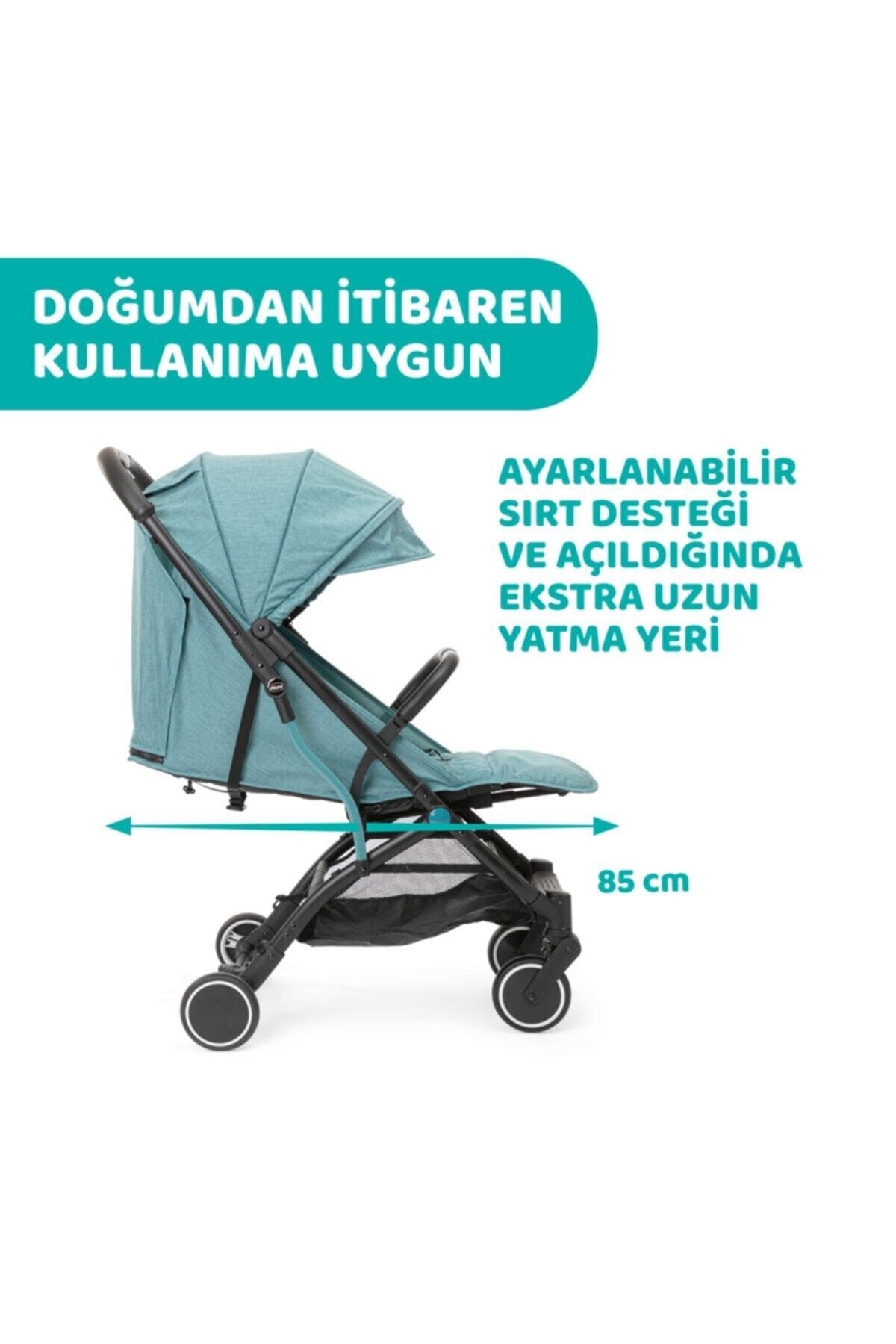 Chicco Trolleyme Bebek Arabası Zümrüt fotoğrafı 6 (önizleme)