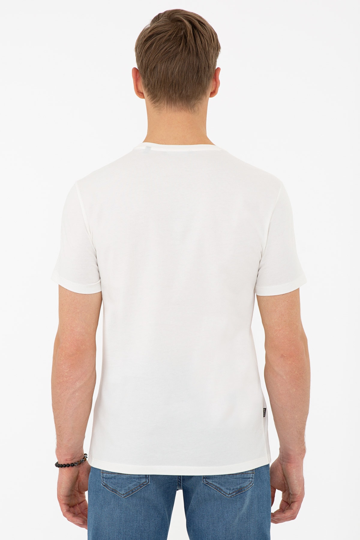 تیشرت مردانه بژ پیرکاردین | G021SZ011.000.1308718 اورجینال - تصویر 3